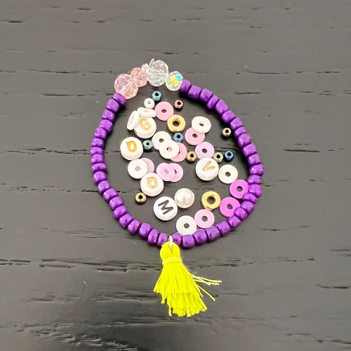 Armband met extra kralen